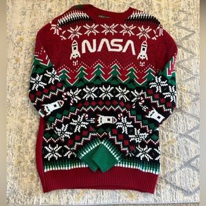 Christmas Sweater NASA Men’s Large